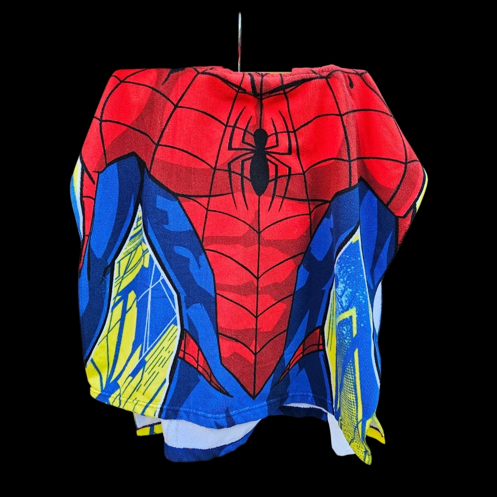 Marvel Red And Blue Superhero bathrobe One Size - Picture 2 of 11